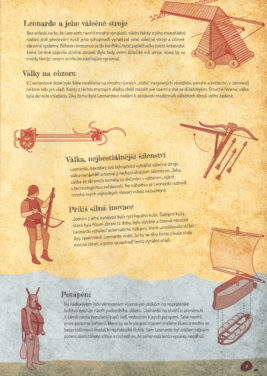 Vědci a vynálezci: Stroje Leonarda da Vinci – kniha + 3D puzzle - Image 4