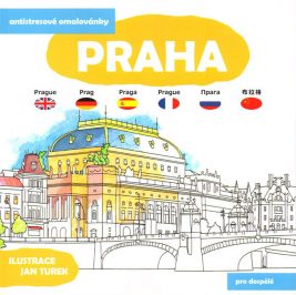 Praha – antistresové omalovánky